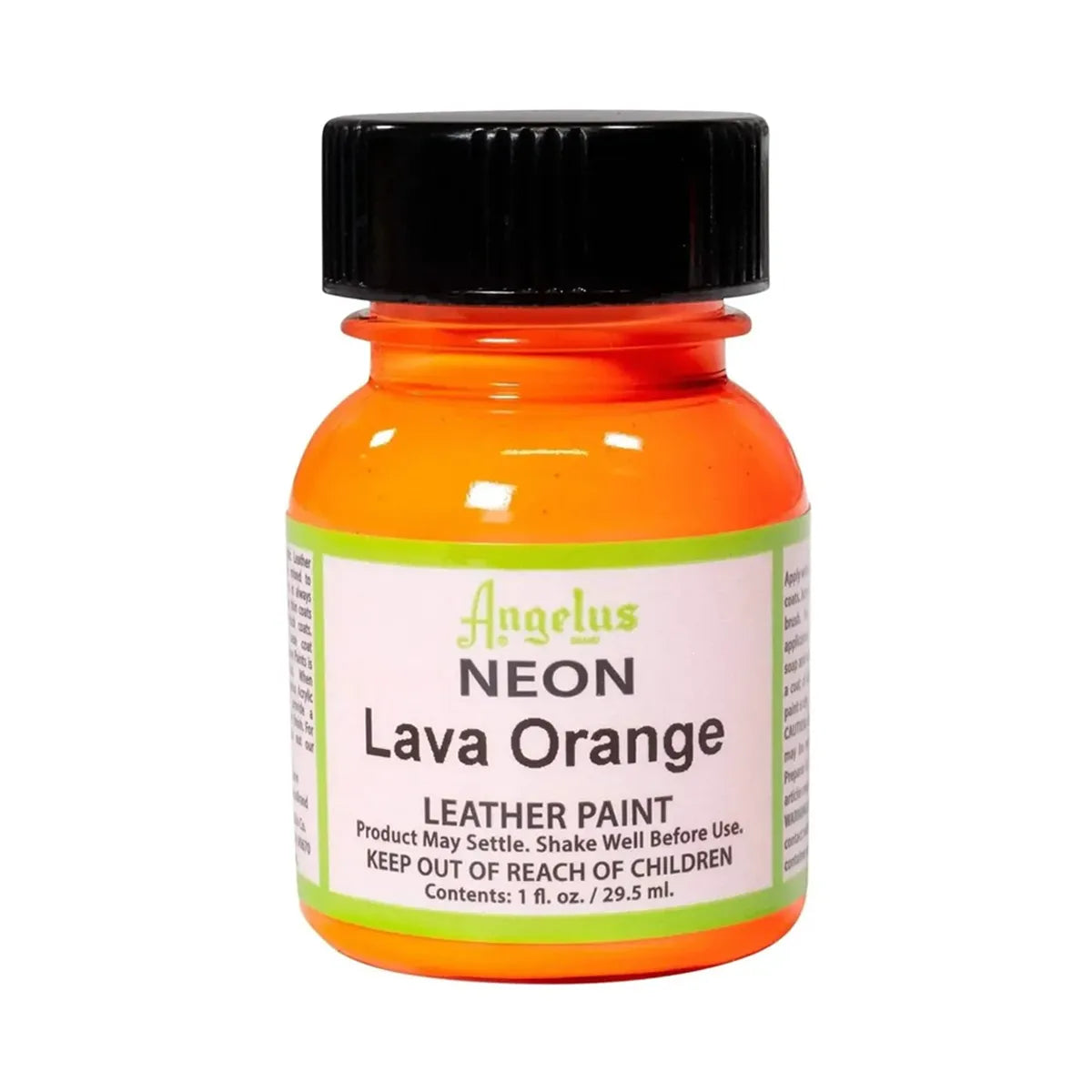 Peinture cuir Angelus Neon  : Lava Orange fluo