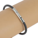 Fermoir bijou à clipser - Lacet rond - Inox