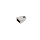 Embout de lacet plat 5 mm - Argent vieilli