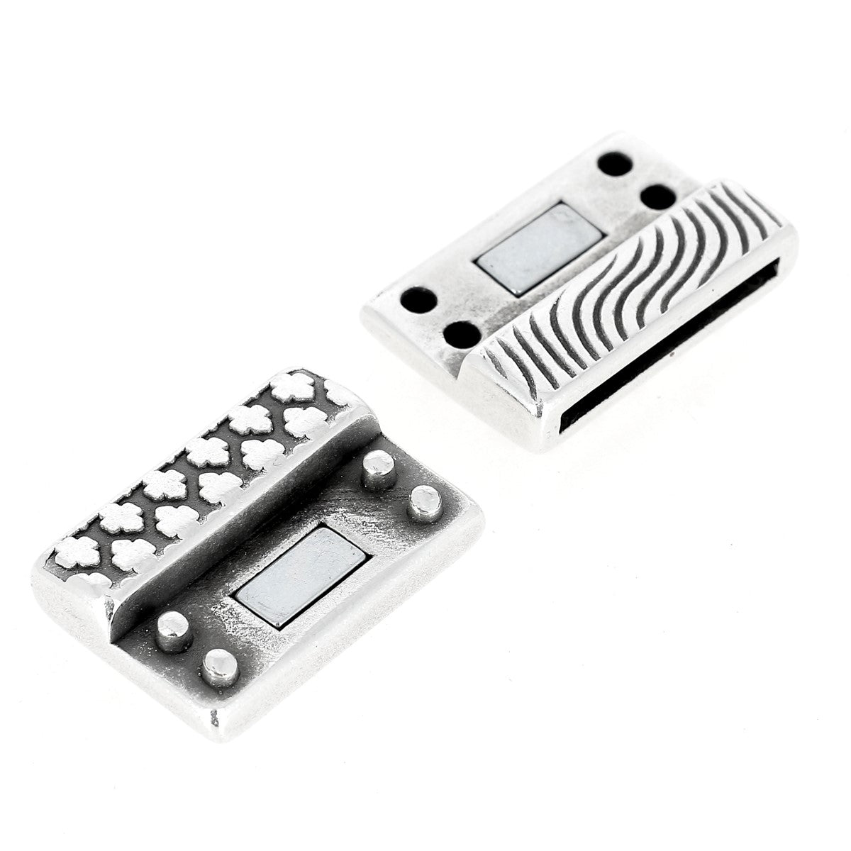 Fermoir bijou aimanté - Fès - Lacet plat