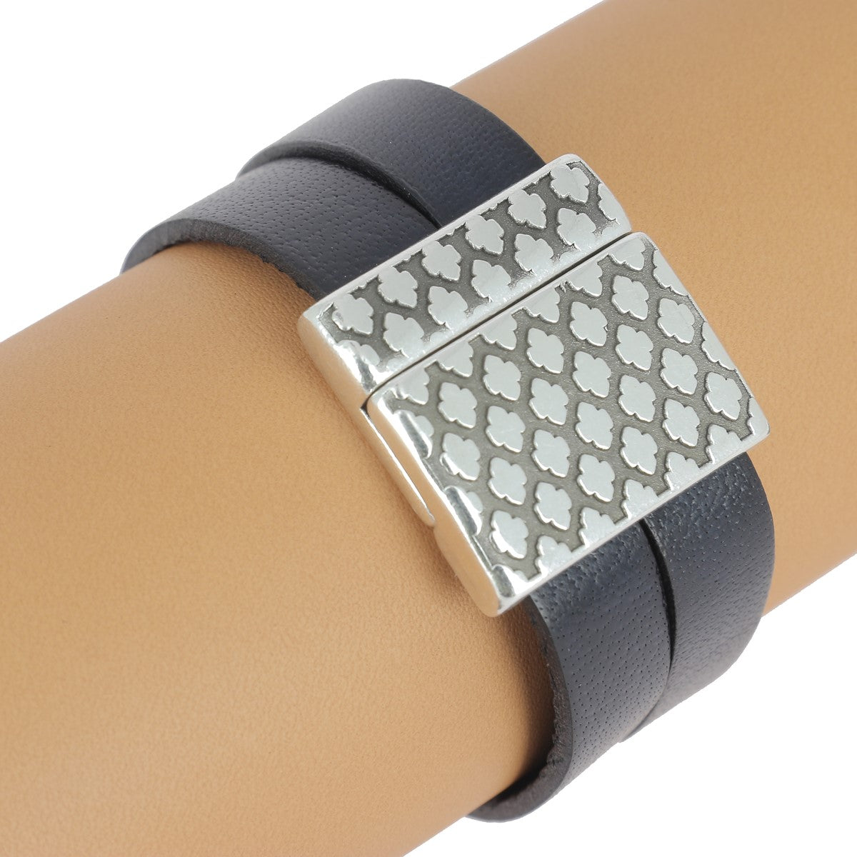 Fermoir bijou aimanté - FÈS - Lacet plat - Deco Cuir