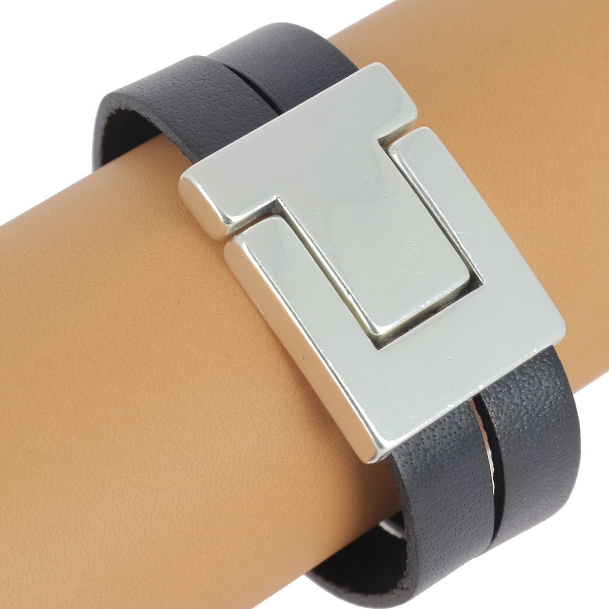 Fermoir bijou aimanté - ASI - Lacet plat - Deco Cuir