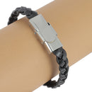 Fermoir bijou à clipser - Lacet plat 8 mm - Inox