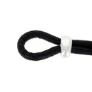 Coulissant fermoir bijou - PASSANT DOUBLE TROU - Lacet rond de 3mm - Deco Cuir