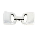 Fermoir bijou - ALEX - Lacet plat 20mm - ARGENT VIEILLI - Deco Cuir