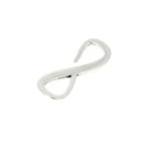 Fermoir crochet en S pour bracelet en cuir - Finition argent bijoux