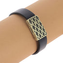 Fermoir bijou aimanté - PEAU DE SERPENT - Lacet plat 10mm