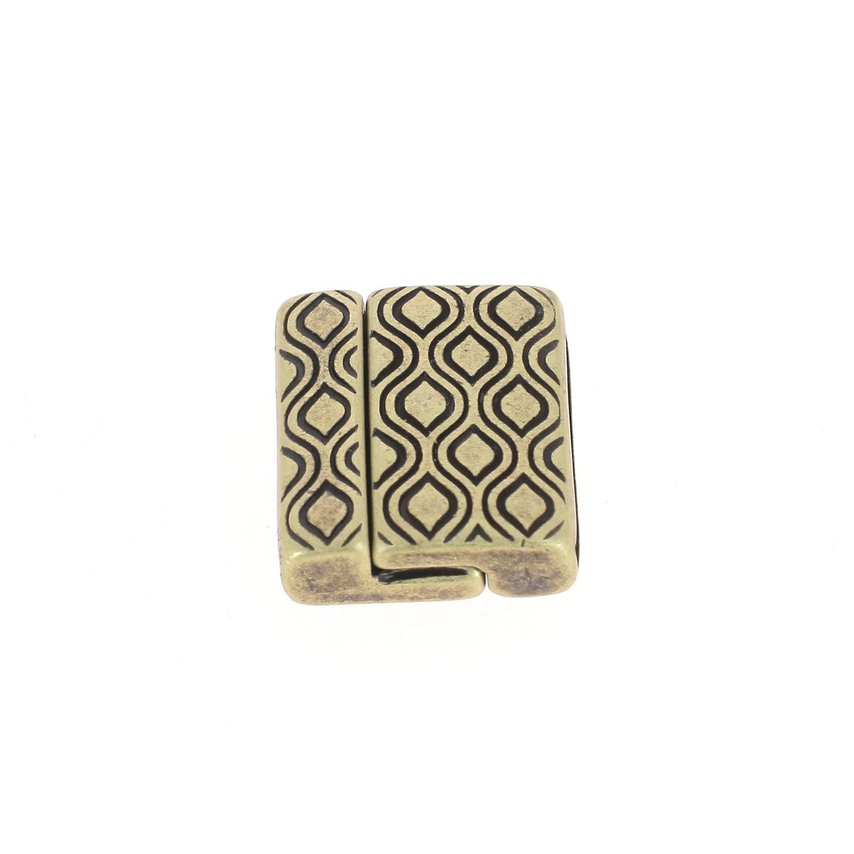 Fermoir bijou aimanté - RETRO - Lacet plat 20mm