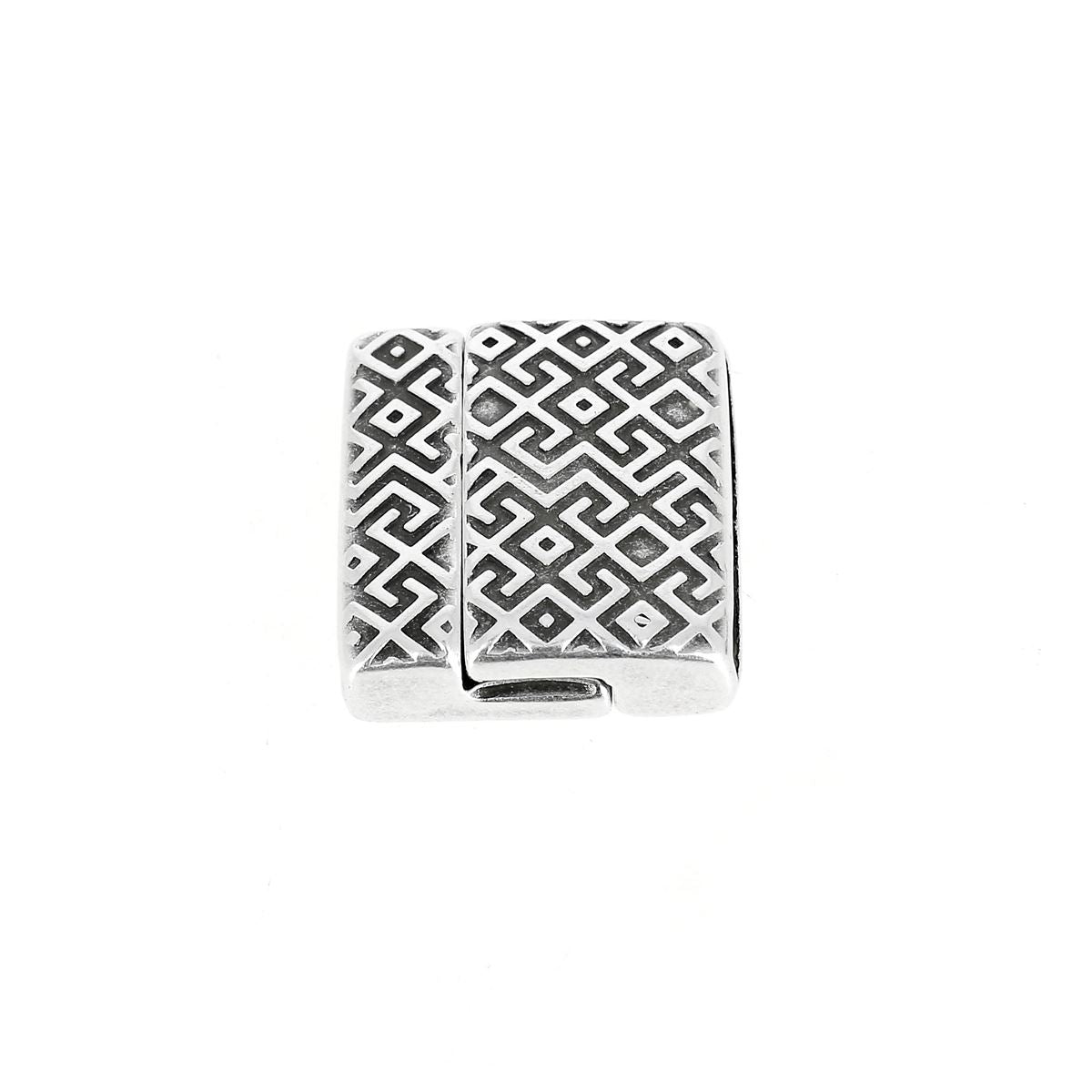 Fermoir bijou aimanté - LABYRINTHE - Lacet plat 20mm