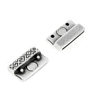 Fermoir bijou aimanté - LABYRINTHE - Lacet plat 20mm