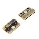 Fermoir bijou aimanté - LABYRINTHE - Lacet plat 20mm