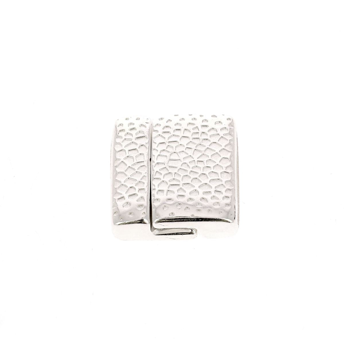 Fermoir bijou aimanté - VORONOI - Lacet plat 20mm