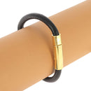 Fermoir bijou aimanté - TUBE - Lacet rond 5mm - DORÉ LUXE