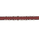 Coulissant à griffe LETTRE - Lacet 5 mm - ARGENT VIEILLI