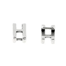 Coulissant à griffe LETTRE - Lacet 5 mm - ARGENT VIEILLI