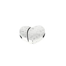 Fermoir bijou aimanté - COEUR - Lacet plat 10mm