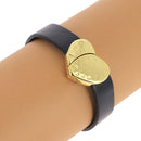 Fermoir bijou aimanté - COEUR - Lacet plat 10mm