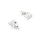 Fermoir bijou aimanté - TRIANGLE - Lacet plat 10mm