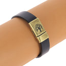 Fermoir bijou aimanté - ARBRE DE VIE - Lacet plat 10mm