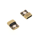 Fermoir bijou aimanté - ARBRE DE VIE - Lacet plat 10mm