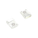 Fermoir bijou aimanté - ARBRE DE VIE - Lacet plat 10mm