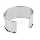 Bracelet manchette en laiton - Nickelé - 30mm