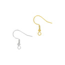 Crochet pour boucle d'oreille en inox - Pour bijoux fantaisie DIY - 19mm