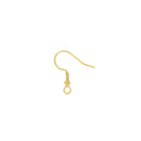 Crochet d'oreille en inox - 19mm - Or 18K