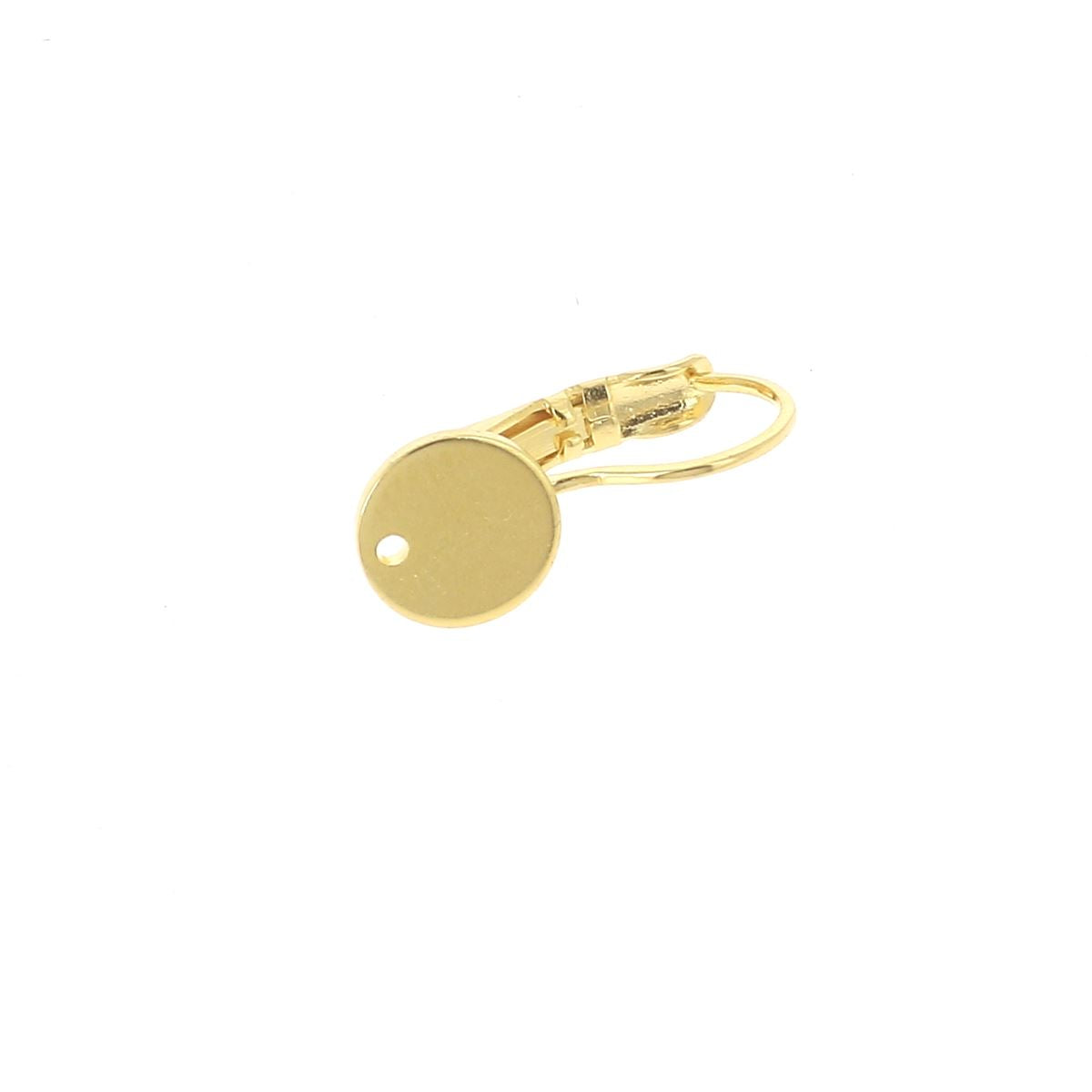 Fermoir dormeuse pour boucle d'oreille DIY - Or 24K