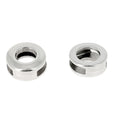 Perle coulissante cercle pour bracelet en cuir de 10 mm de large