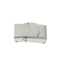 Fermoir bijou à clipser en inox pour lacet plat 14 mm