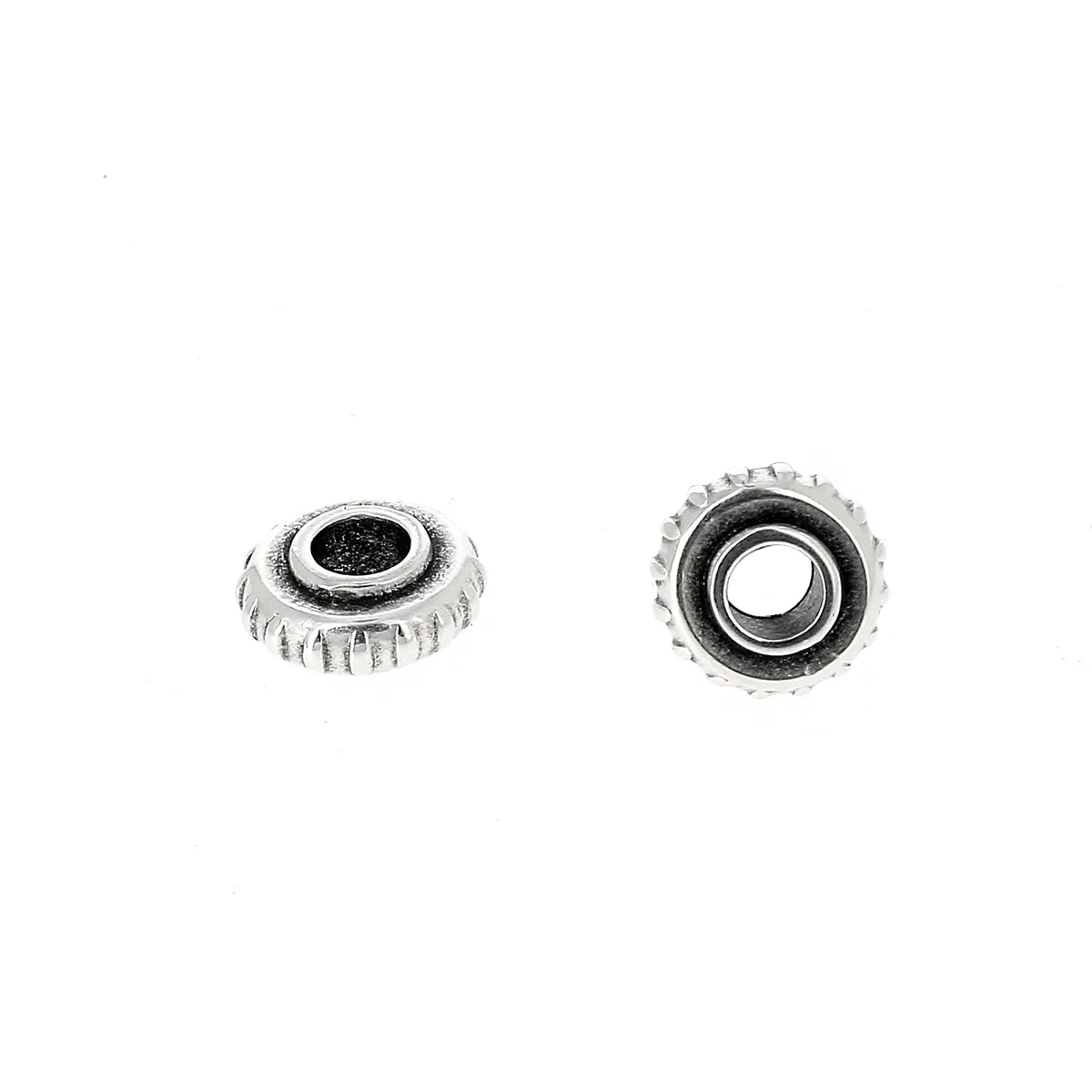 Charm coulissant pour décorer un bracelet, collier, foulard ou cordon en cuir Ø 5 mm
