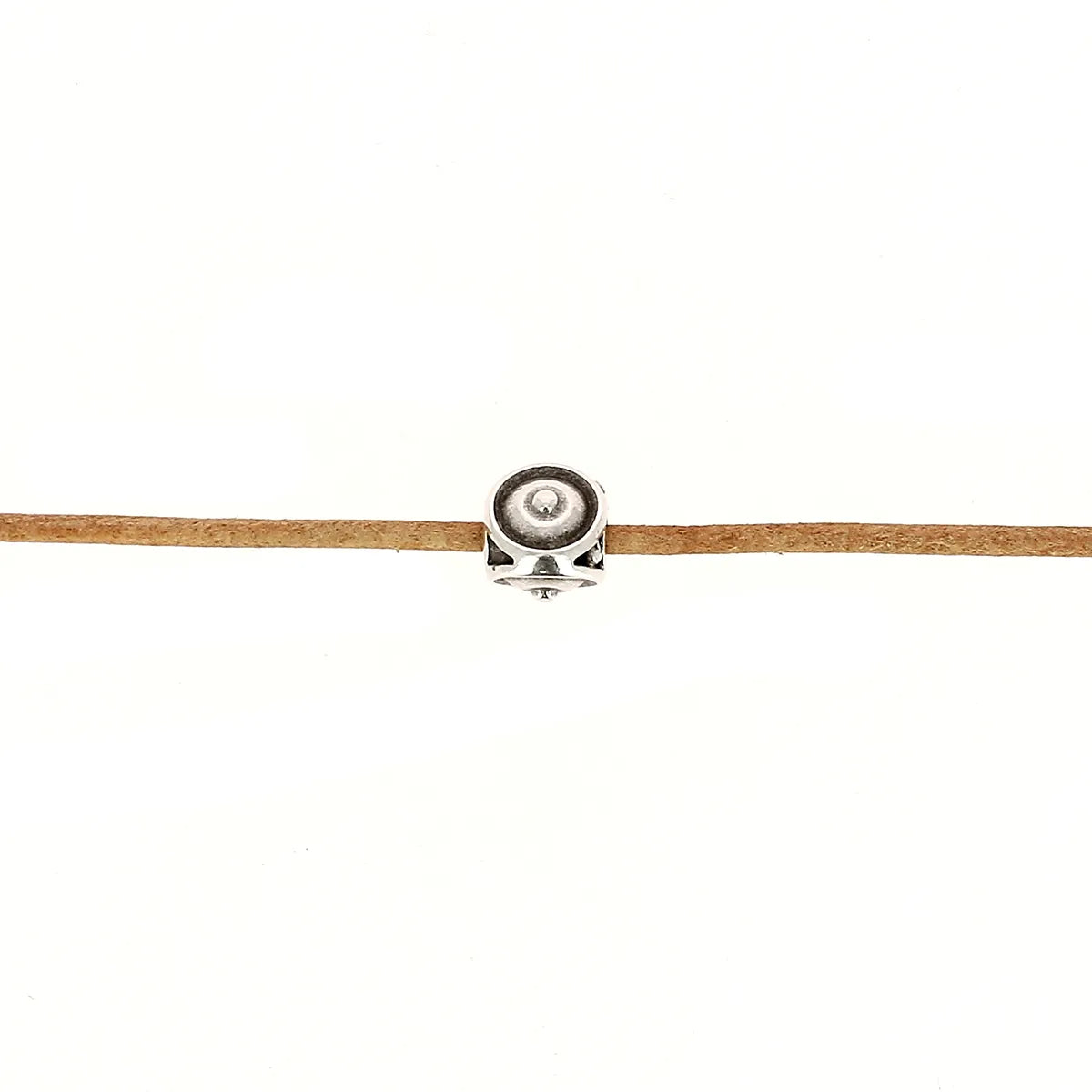 Charm coulissant pour bracelet ou cordon en cuir Ø 1,5 mm