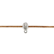 Charm coulissant pour personnaliser un cordon en cuir de Ø 2 mm ou réaliser un bracelet tendance