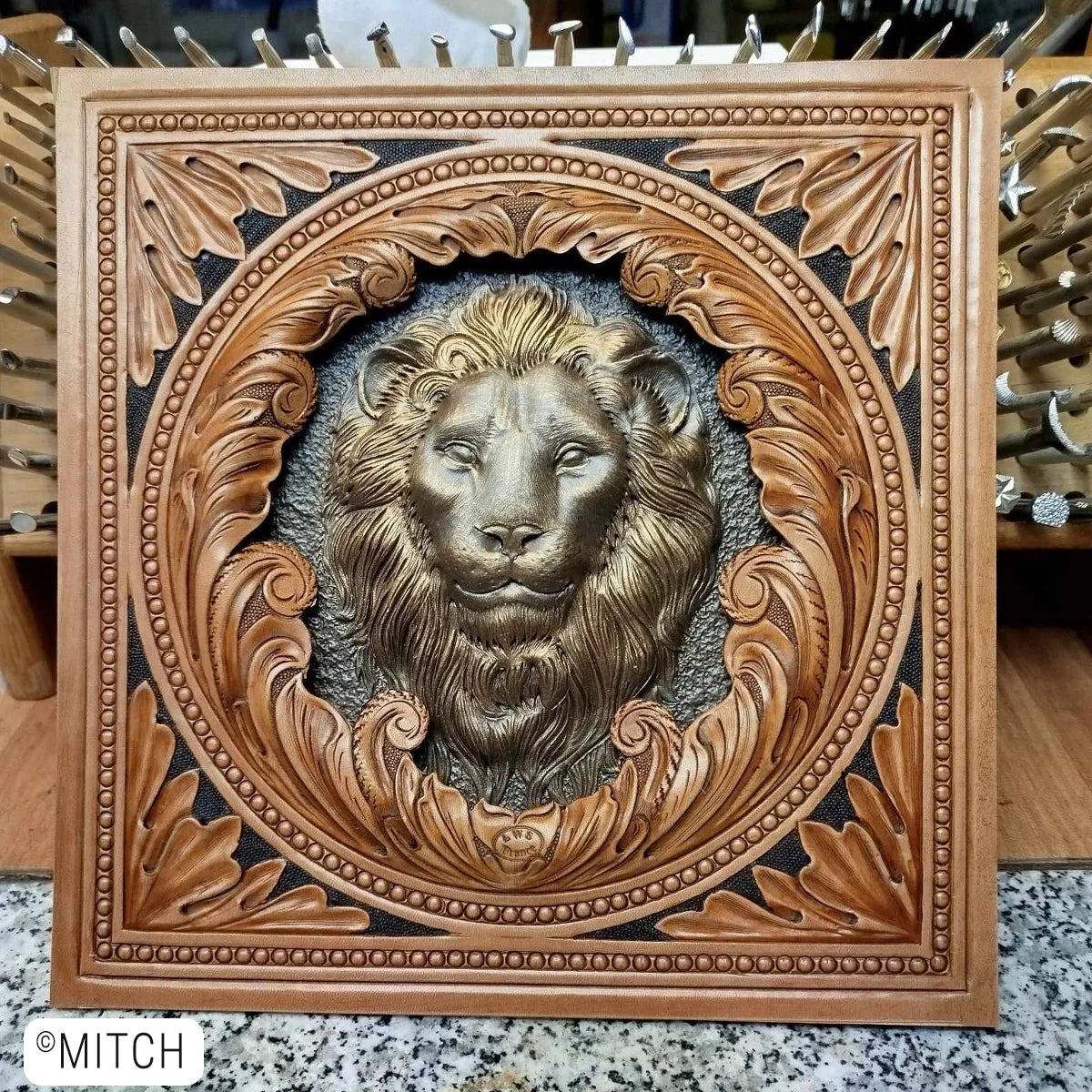 repoussage du cuir Deco Cuir