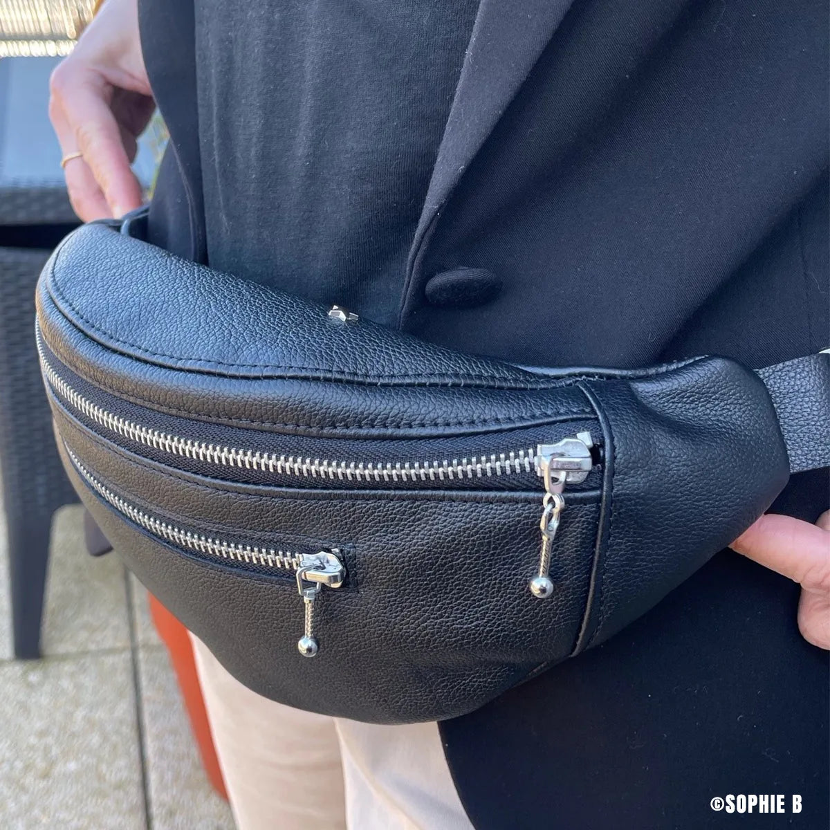 Peau de cuir de veau grainé - NOIR L48 - Deco Cuir