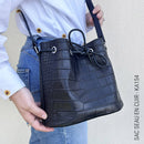 sac seau en cuir de basane tuto