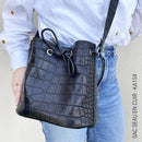 sac seau en cuir de basane tuto