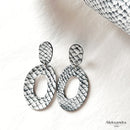 boucle d'oreilles cuir de saumon Ictyos