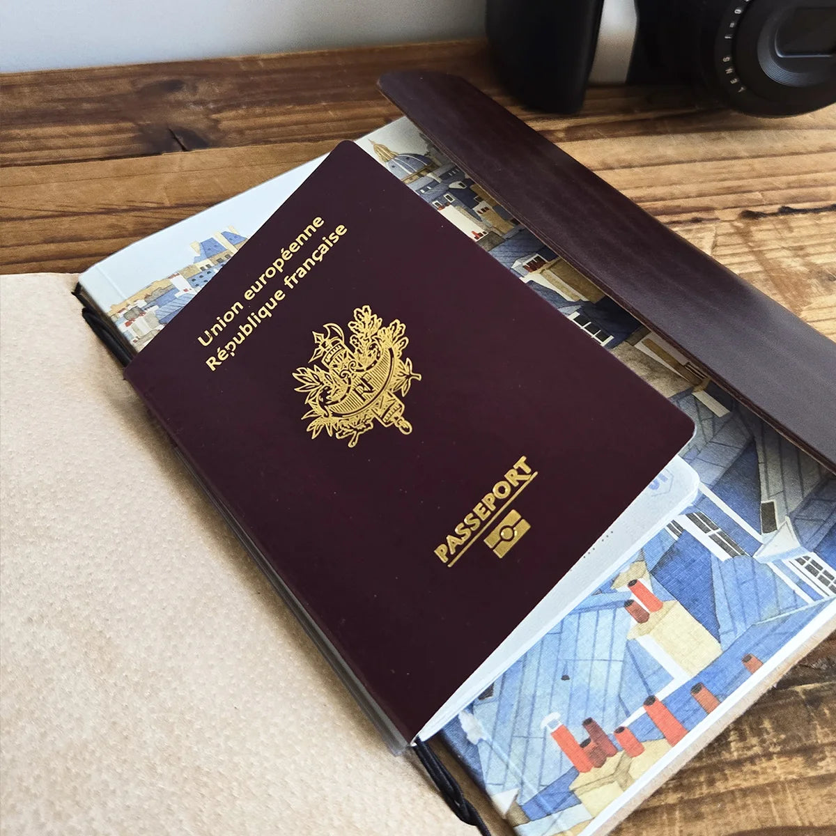 DIY couverture de carnet en cuir