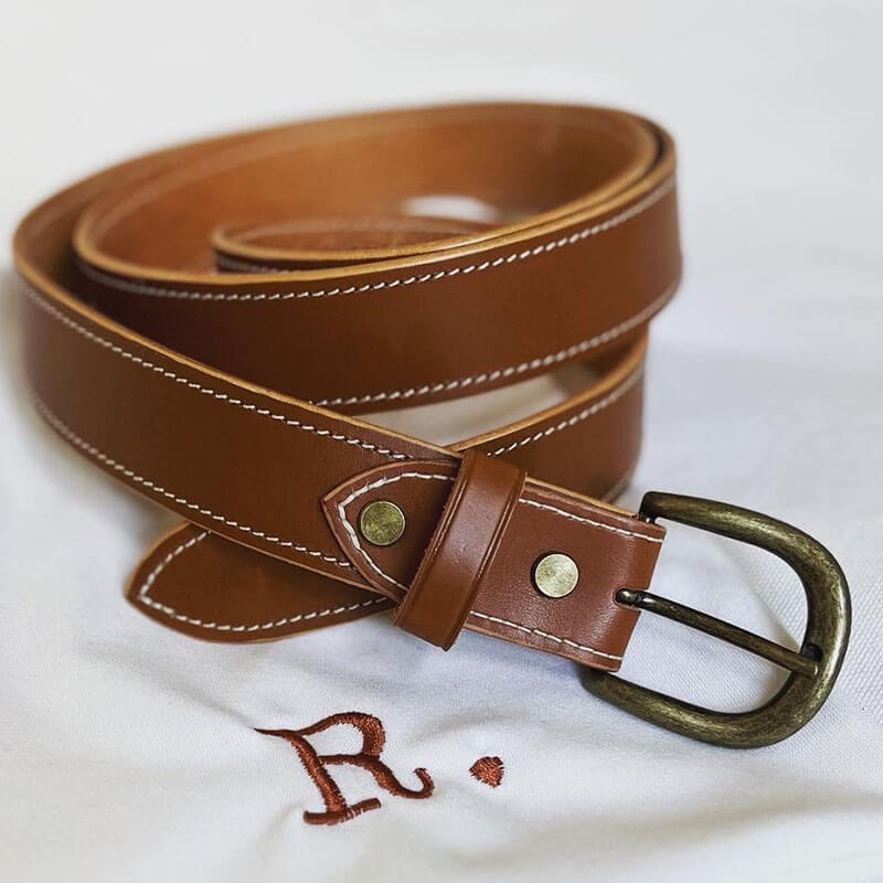 CDY Lederband 2,5 Cm Breit & 228 Cm Lang – Perfekt Zum Basteln, Für Hundehalsbänder, Gürtel & Mehr