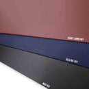 Morceau de cuir de croupon tannage végétal - BLEU MAT N59 - Ép 3,4 mm - Deco Cuir