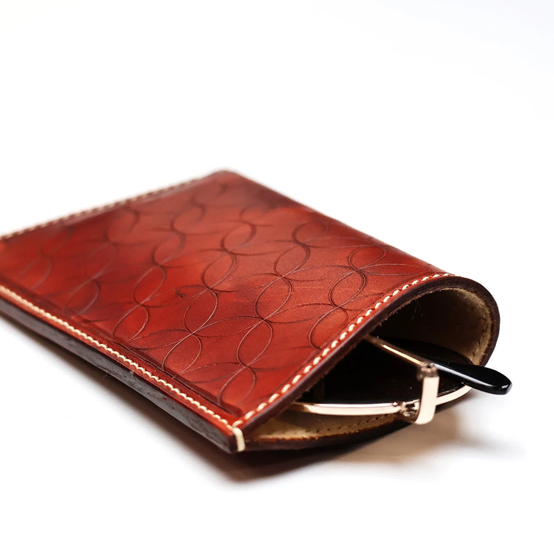 étui à lunettes en cuir pykara