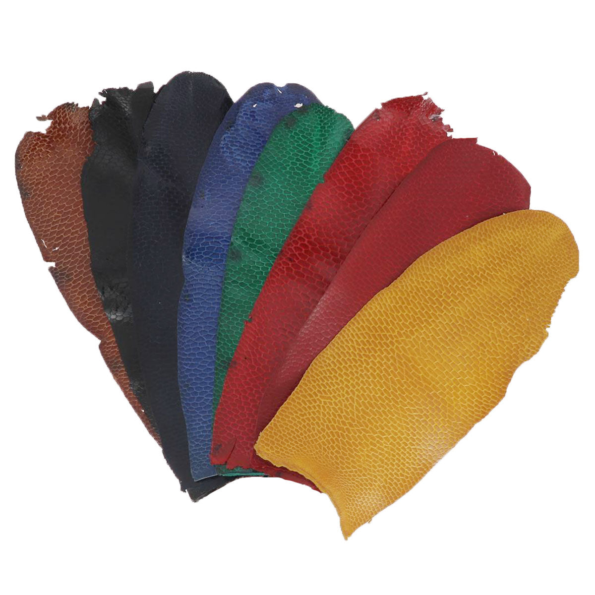 Cuir de queue de Castor - BLEU P96 - 2'choix - Deco Cuir