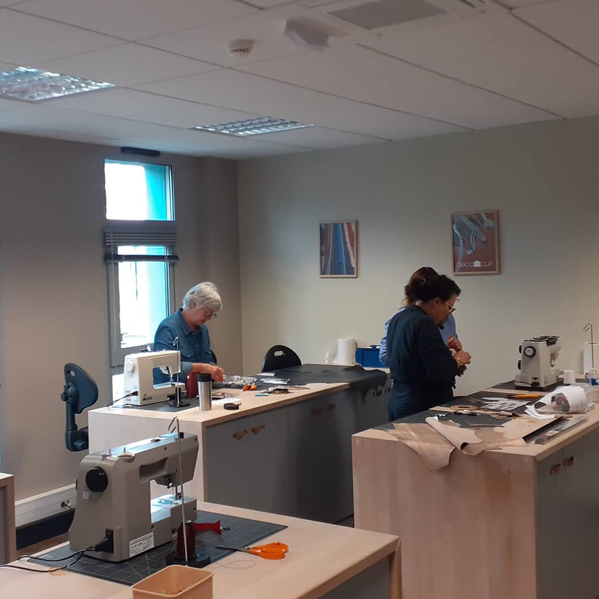 salle de formation couture machine