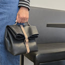 patron Deco Cuir lunch bag en cuir