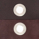 Lot d'oeillets plats double à sertir 15mm - Premium - NICKELÉ - Deco Cuir