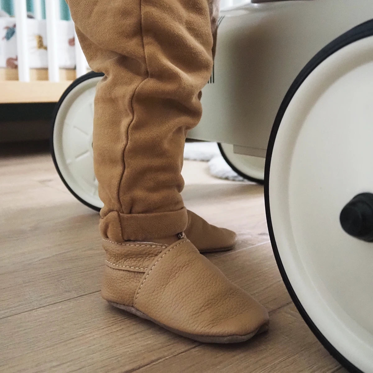 chaussons en cuir bébé patron Deco Cuir