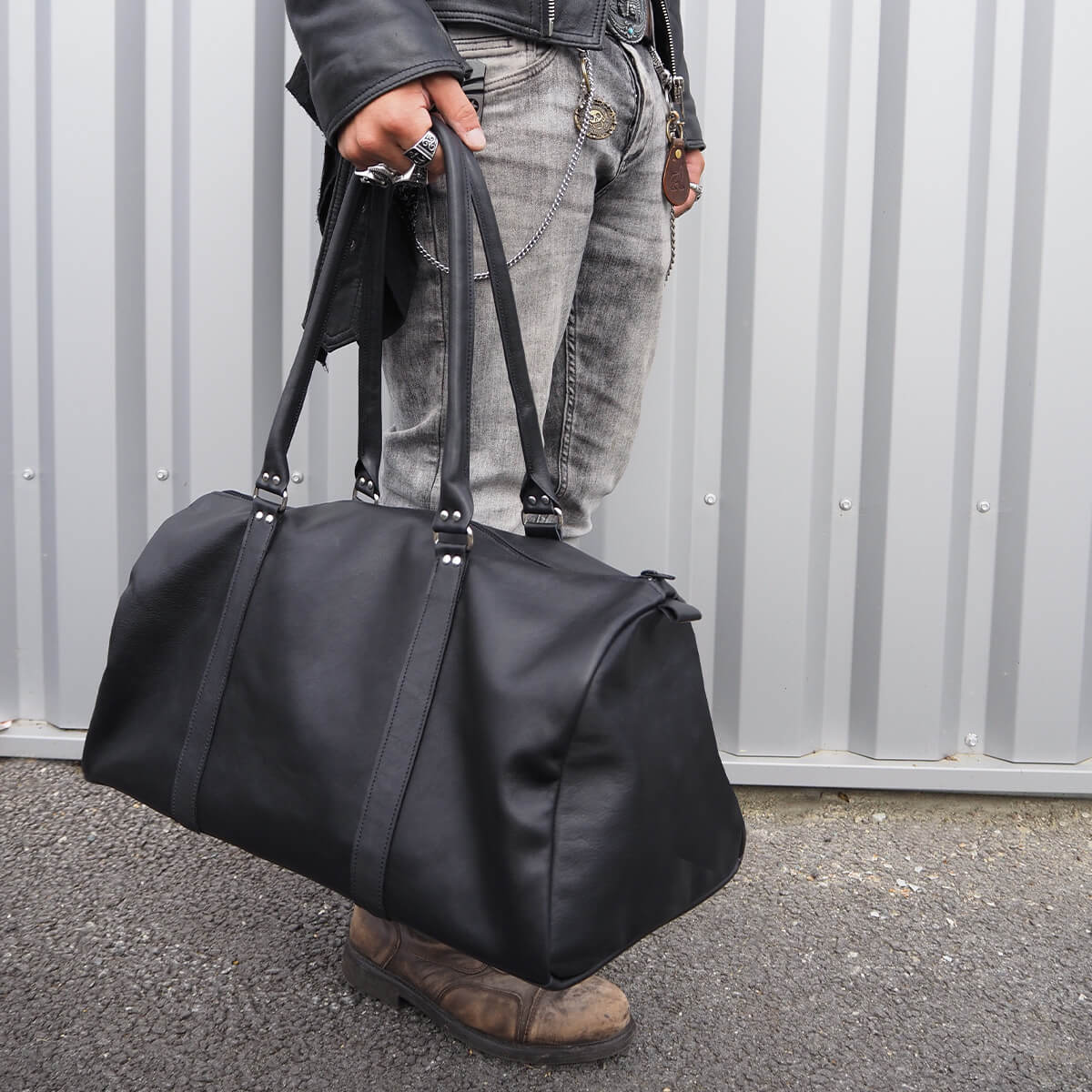 Patron Sac de voyage en cuir - Deco Cuir - Deco Cuir