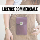 Licence commerciale pochette en cuir Deco Cuir
